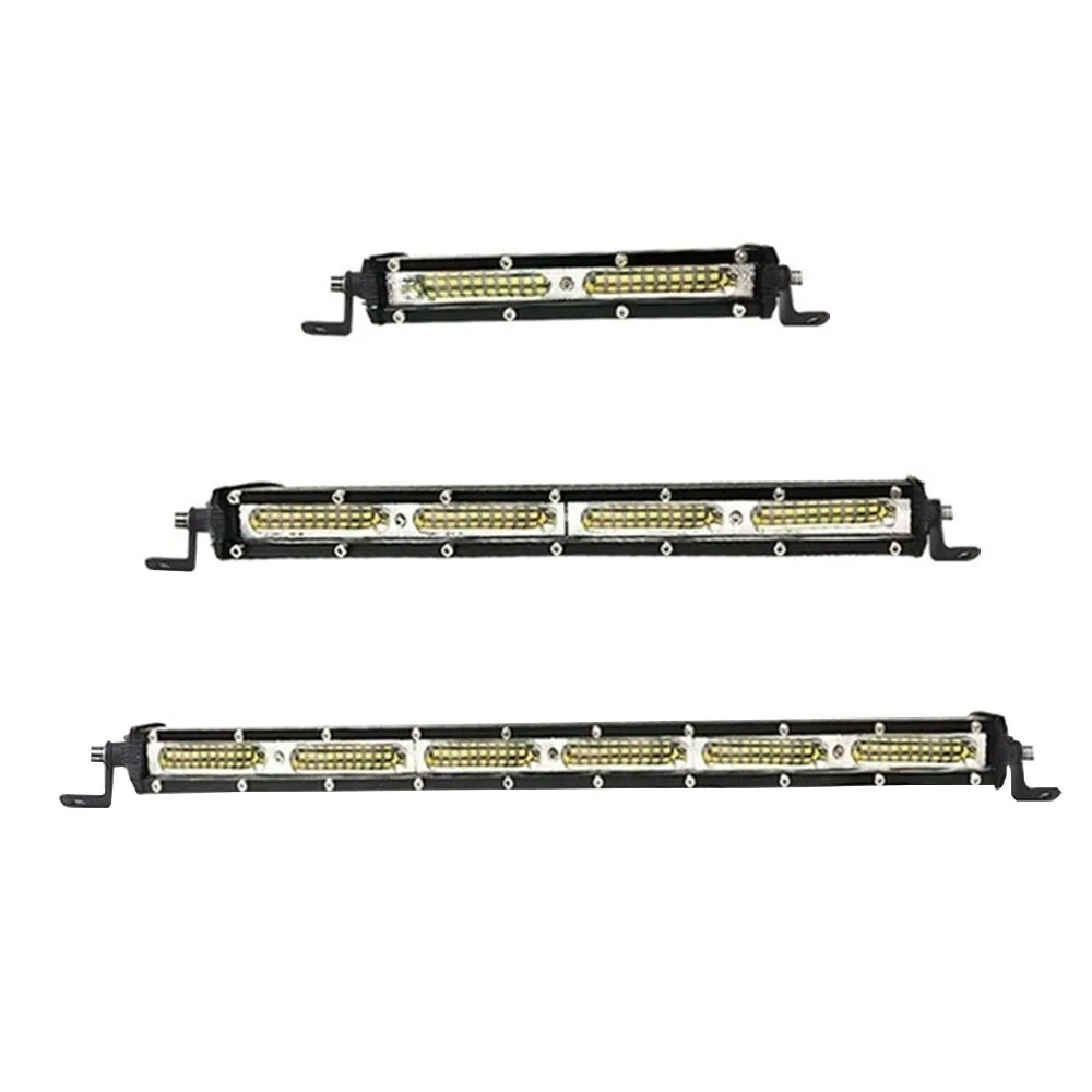 60 W/120 W/180 Вт светодиодный свет бар прожектор для трактора трейлера автомобильная рампа мотоцикла лампы рабочий свет 7/13/19 дюймов