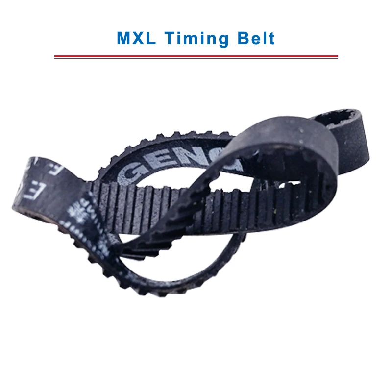 

2 pcs MXL Timing Belt model-92/93/93.6/94/95/96/97.6/98/99.2/100MXL Rubber Transmission Belt Width 6/10mm For MXL Timing Pulley