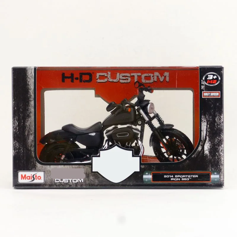 Maisto/масштаб 1:12/моделирующая модель мотоцикла/2014 Sportster Iron 883/образовательная