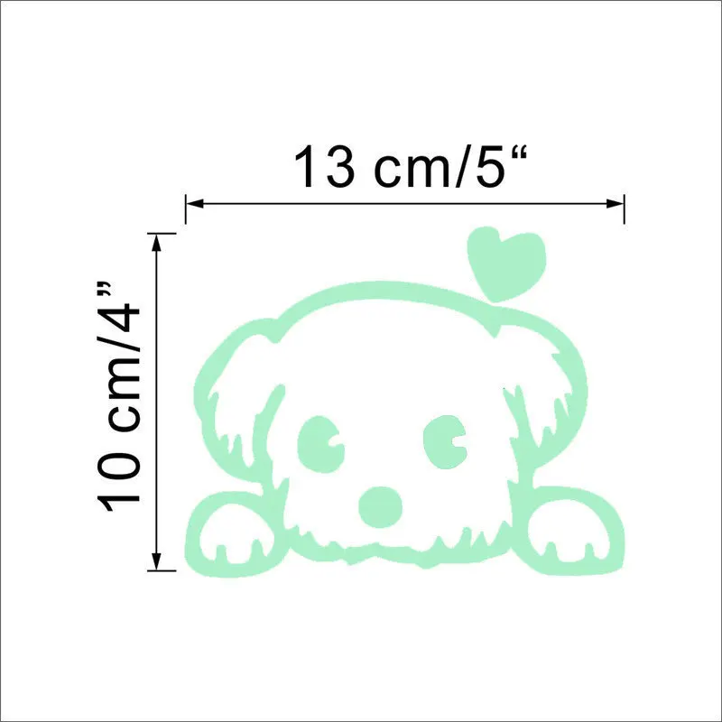 Световой мультяшный переключатель наклейки светится в темноте кошки