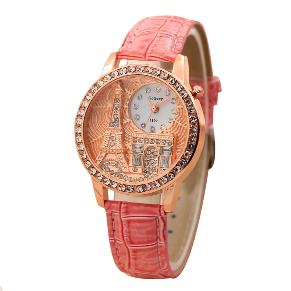 Fashion Quartz Watch Ribbon Digital Dial Leather Strap Analog Diamond-drilled scale belt watch Reloj caliente 03* | Наручные часы