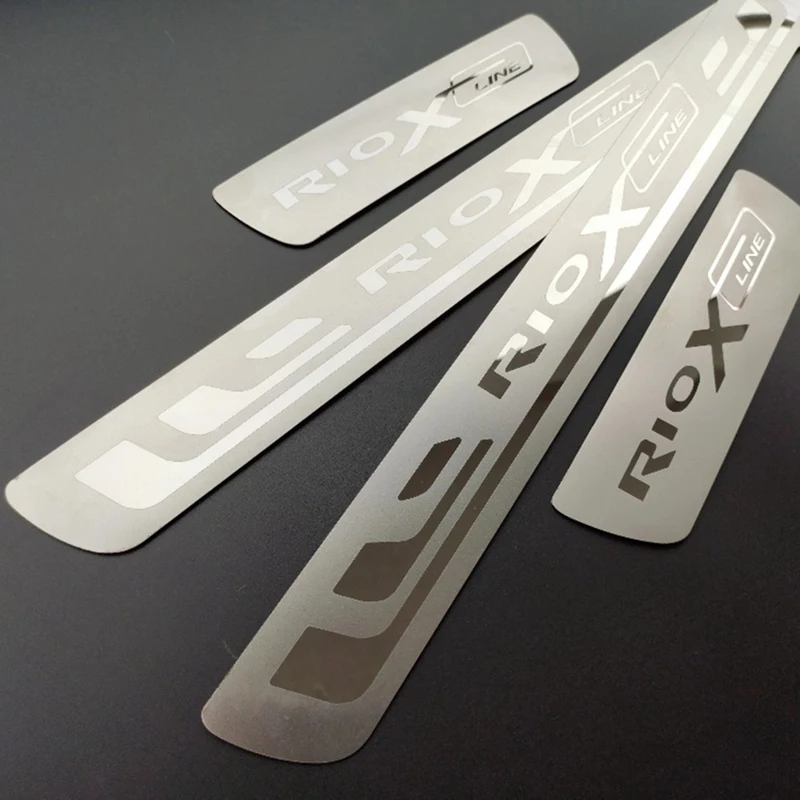 Автомобильные стильные аксессуары из нержавеющей стали Накладка на порог защита