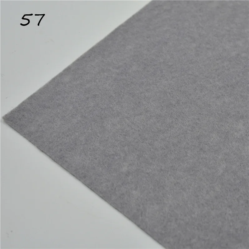Felt 57 1 шт., ручная работа, фетровые цветы, ручная работа, для кукол, для валяния, шерсть 30/15 см, 60 цветов - Цвет: Felt 57