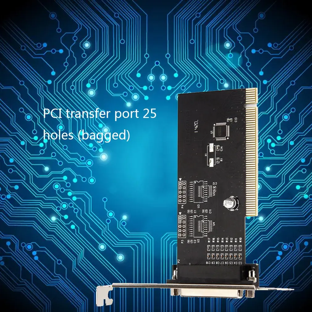 PCI Lpt 1 порт I/O 25pin параллельная LPT карта расширения адаптер к параллельному DB25