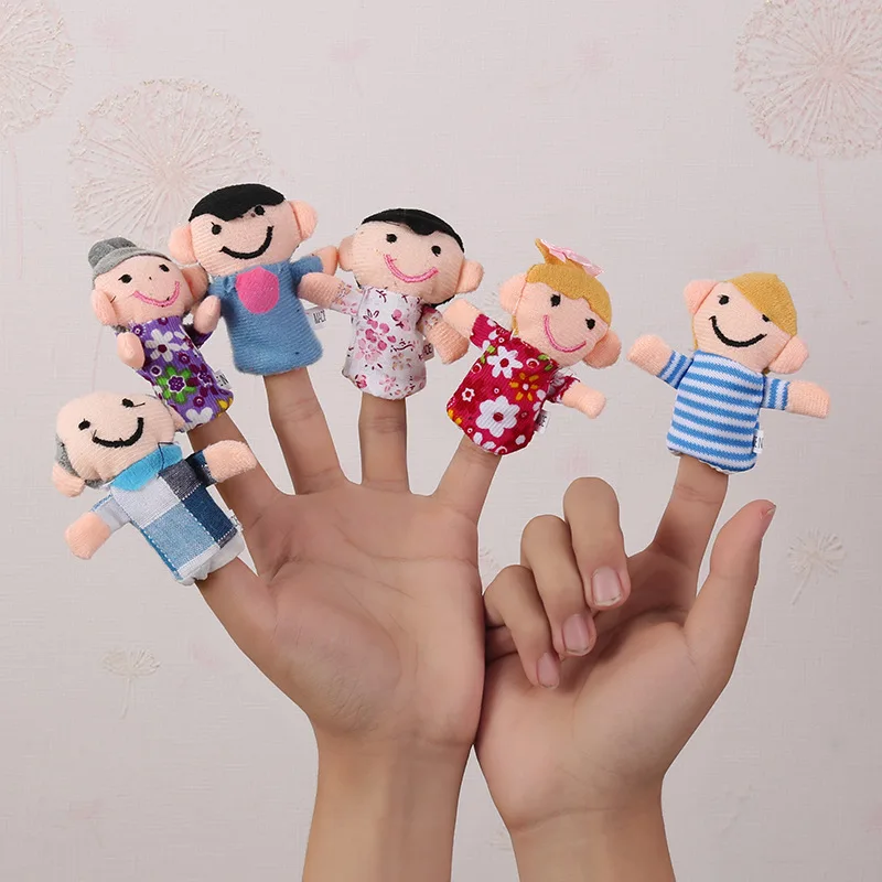

Cartoon hand puppet doll finger puppet infant child baby storytelling early education puzzle comfort doll plush toy surprise toy
