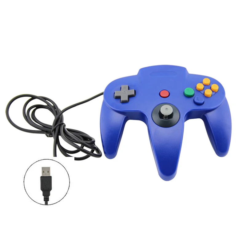 Для N64 геймпад Joypad USB проводной игровой джойстик коврик для Nintendo Gamecube куб Mac