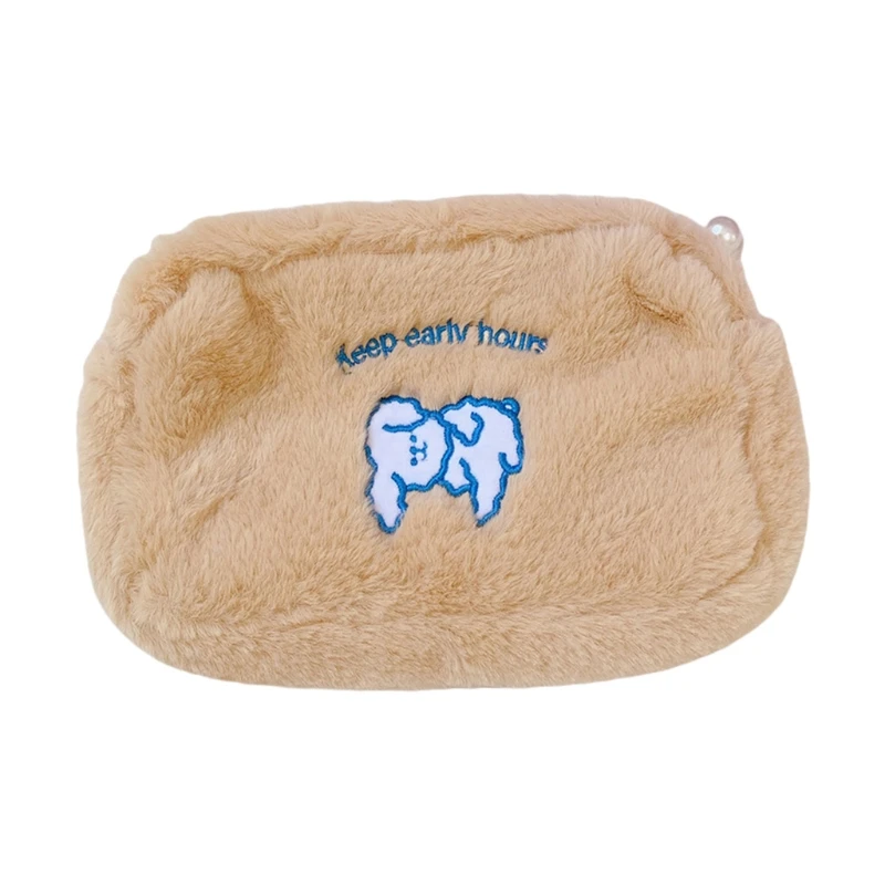 

Kawaii Dog Plush Pencil Case Pen Bag Pouch Cute Girls Student Stationary School
