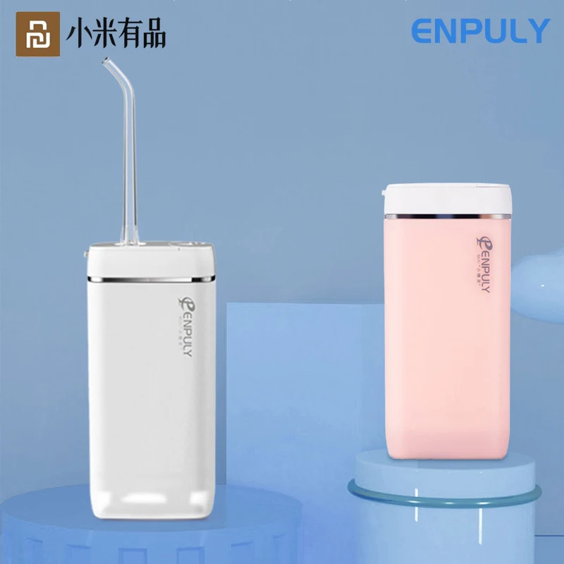 

New XIAOMI YOUPIN ENPULY Portable Oral Irrigator Tooth Cleaner Water Flosser Ultrasonic Dental Irrigator for Tooth MIJIA Cleaner