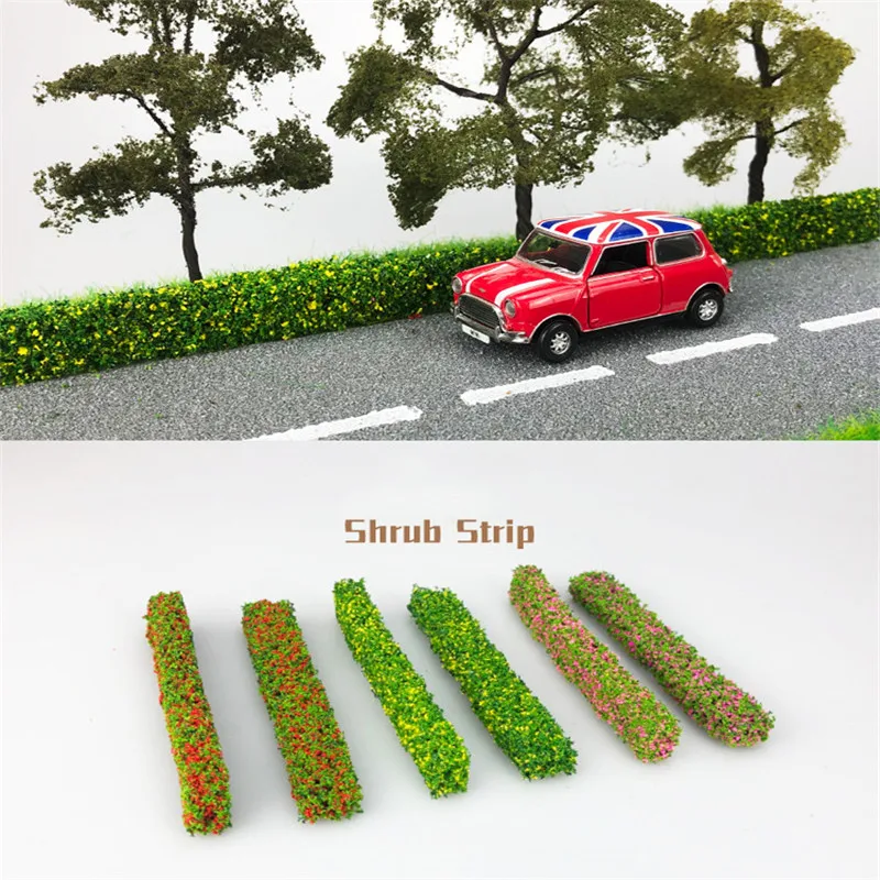 Миниатюрная модель стола 4 шт./лот изгородь из травяных полосок с зеленым песком