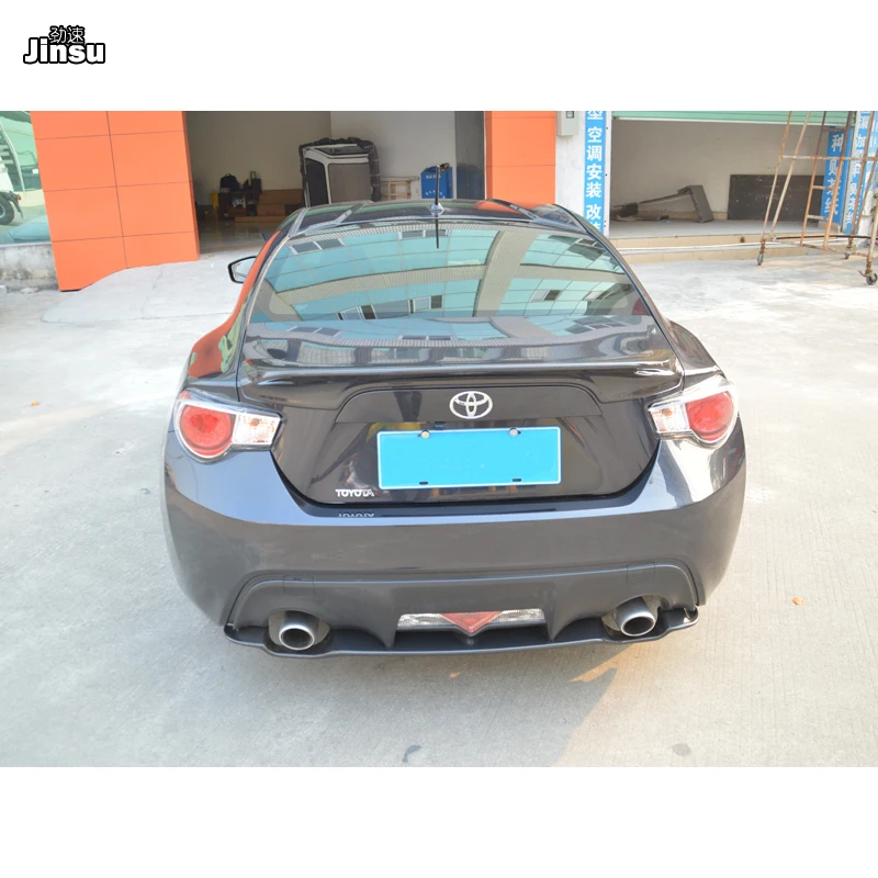 Для Toyota 86 2012 2015 TRD Стиль углеродное волокно задний спойлер для багажника губа Scion