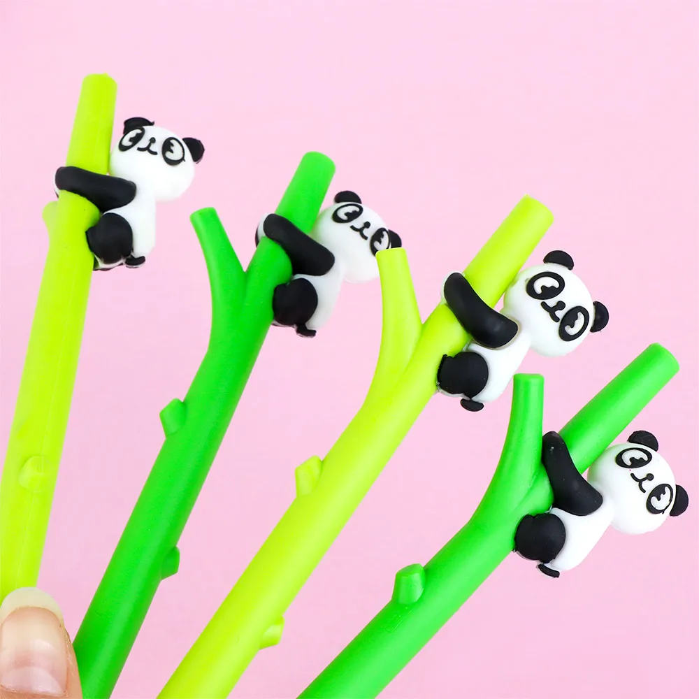 1 шт. &quotРусалка&quot симпатичная Верхняя одежда Зеленый бамбук панда гель черные