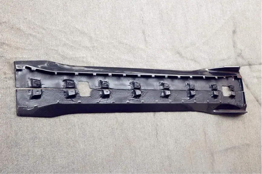 Боковая юбка боди Потяните модифицированный Карбон волокно для Ford Mustang 2015 2016 2017