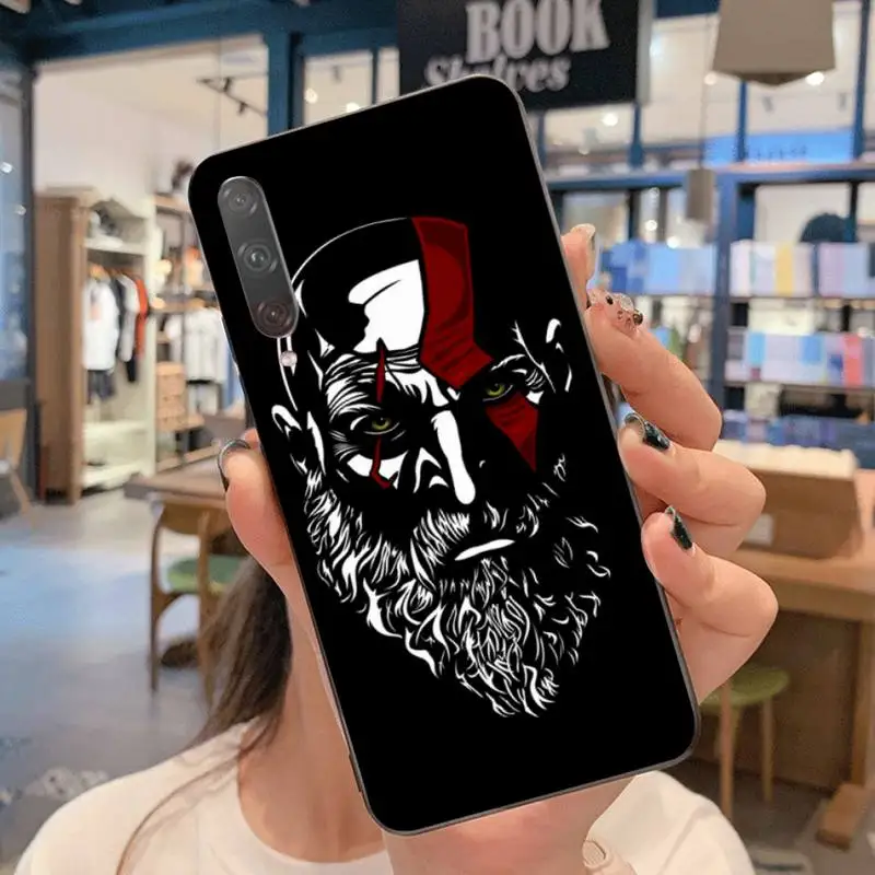 HPCHCJHM Железный Бог войны черный ТПУ мягкий чехол для телефона Huawei Nova 6se 7 7pro 7se honor 7A