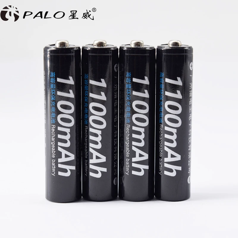 PALO 16 шт 3а аккумуляторная батарея aaa 1,2 V Ni-MH AAA батареи 1100mAh 1,2 V AAA батарея 3A для камеры игрушка-фонарик