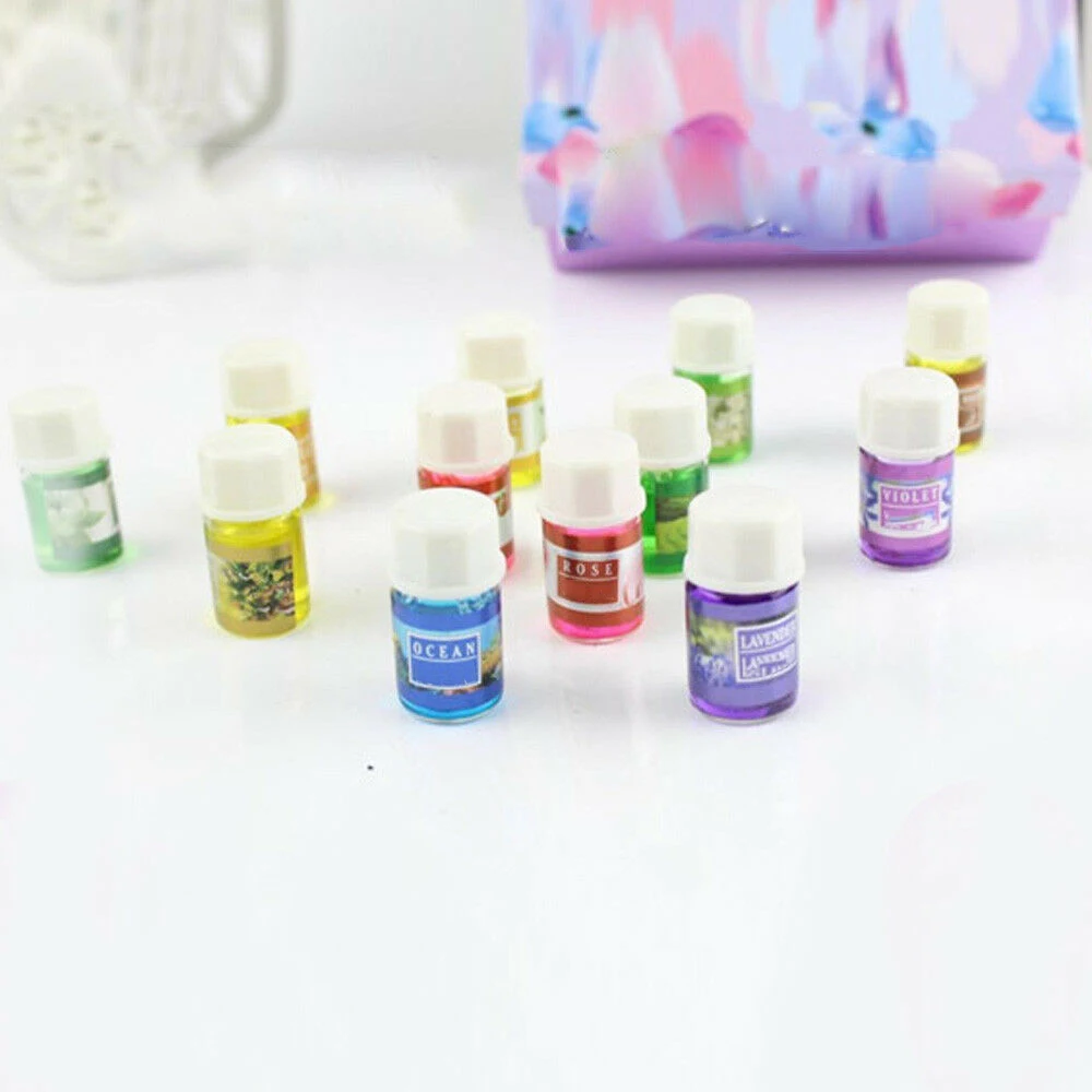 Water-soluble Flower Fruit Essential Oil Relieve Stress for Humidifier Fragrance Lamp Air Freshen Aromatherapy Body 3ml*12pc | Дом и сад