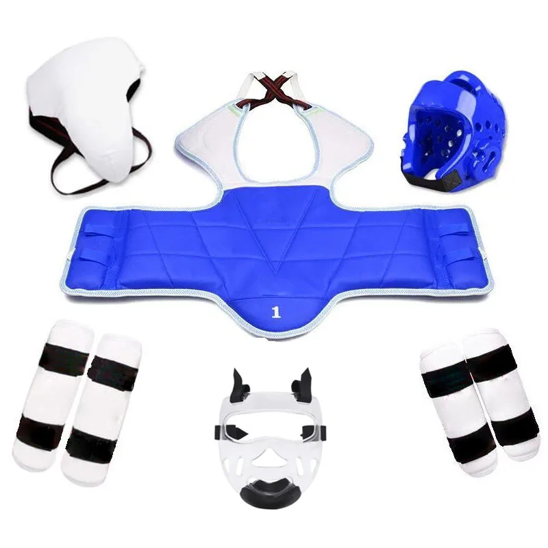 Набор из пяти предметов для тхэквондо Броня на шлем боксерская перчатка