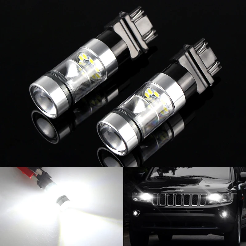 2 шт. CANbus для 2011-2016 Jeep Compass светодиодные дневные ходовые огни ультра яркий