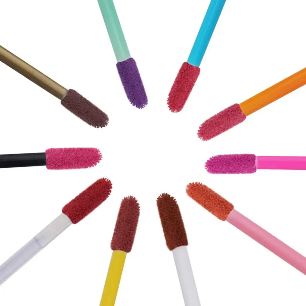 1000pcs Disposable Lip Brush Wholesale Lipstick Gloss Wands Applicator Best Make Up Accessories Multicolors Beauty Tools | Красота и