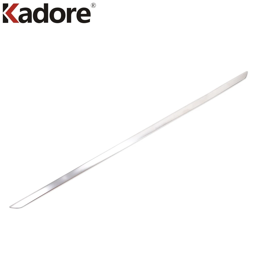 Защитная лента для задней крышки багажника из нержавеющей стали Audi Q2 2016 2017 2018