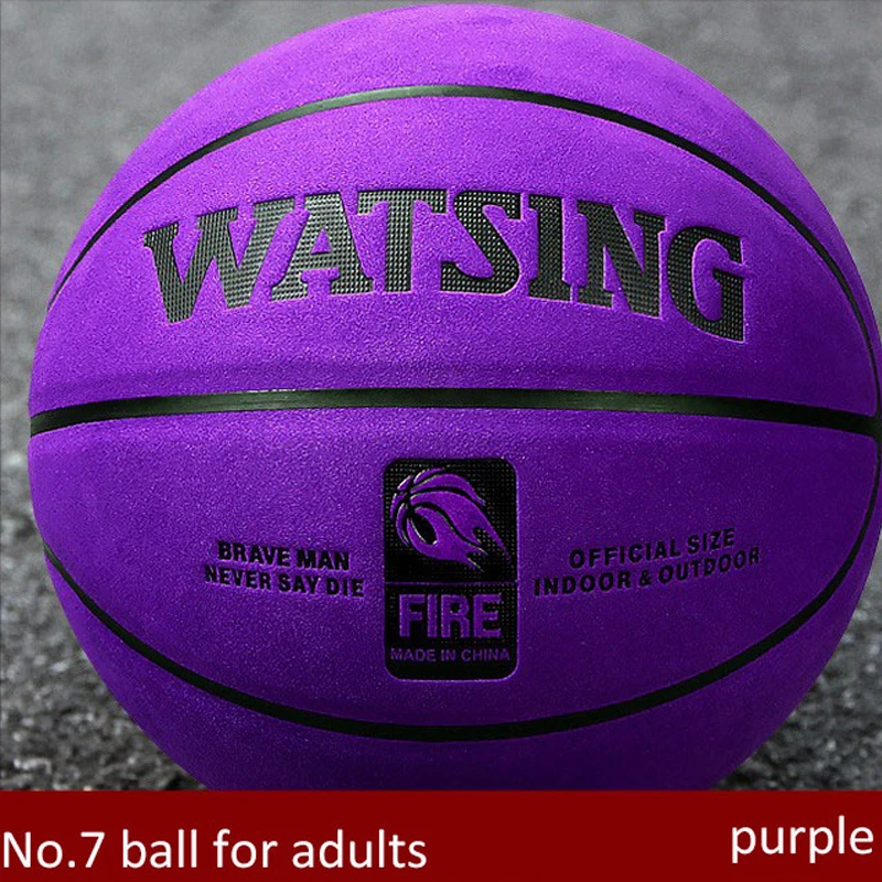 

10colors genuine indoor and outdoor cement floor wear-resistant cowhide texture leather feel soft leather 7# molting basketball