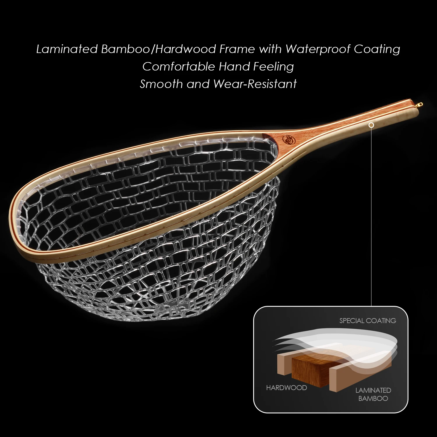 SF Fly Рыбалка посадка Мягкая резиновая сетка ловля форели и Отпускная сеть с