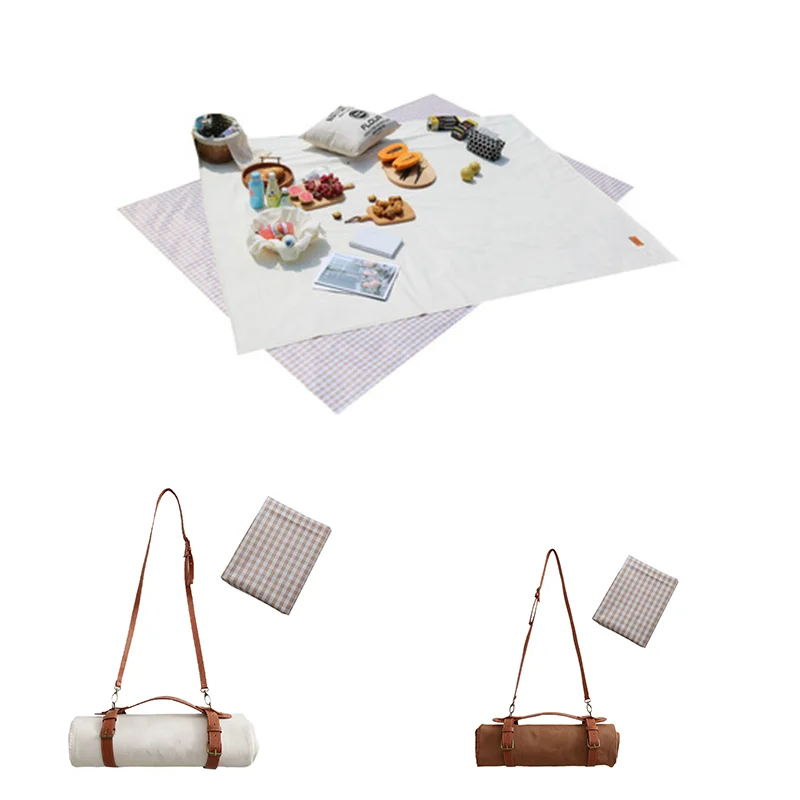 

Foldable Beach Blanket Large Handy Outdoor Rug with Waterproof Pad for Camping Lawn Park Camping Picnic Blanket