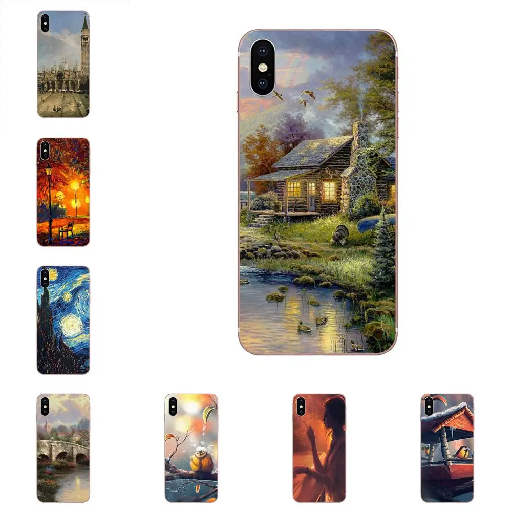 For Samsung Galaxy Note 10 pro Galaxy Note 10 Plus Galaxy Note 10 Lite M60s Soft TPU Capa Coque Vintage Van Gogh Oil Painting