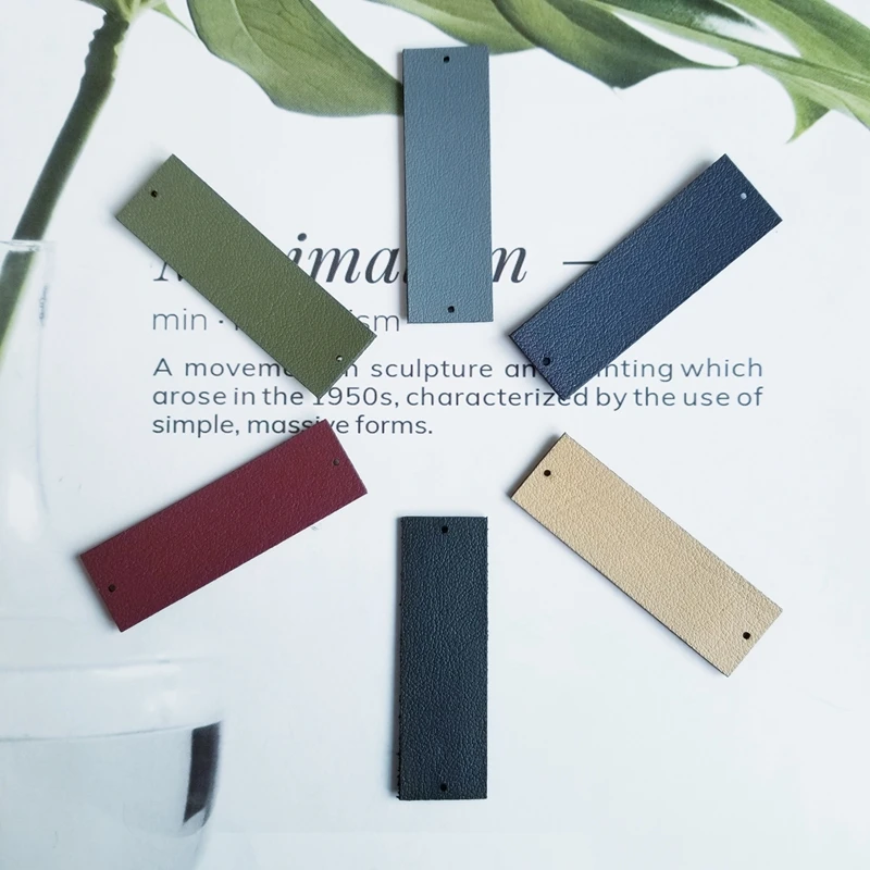 Самодельные серьги ручной работы из материала для сережек с кожаным соединением