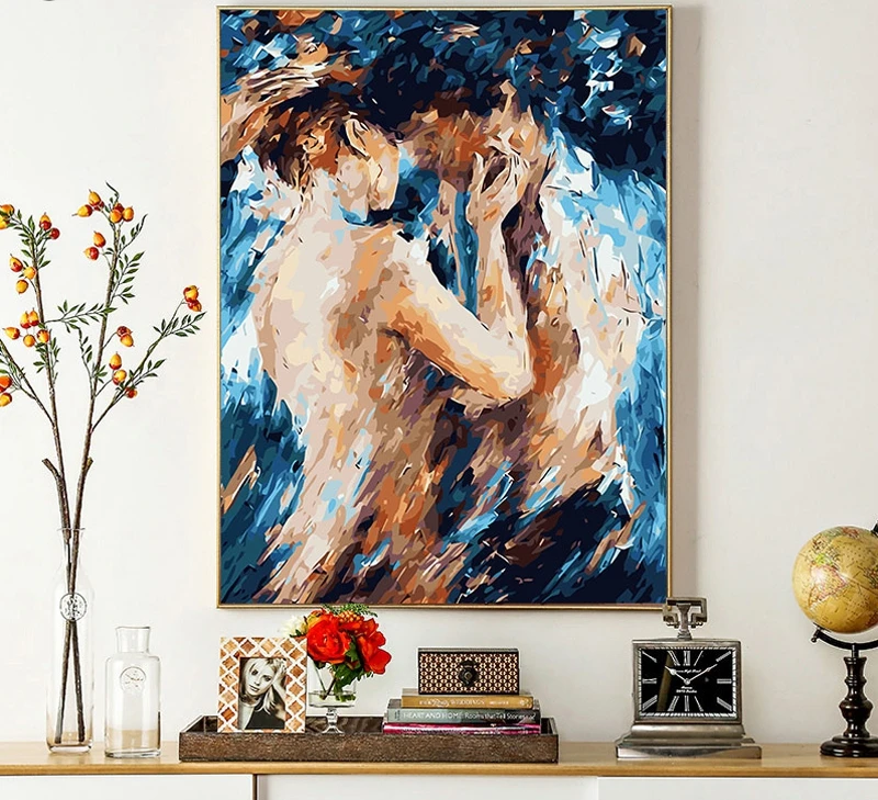 Balala DIY Современная Абстрактная Сексуальная живопись по номерам настенные