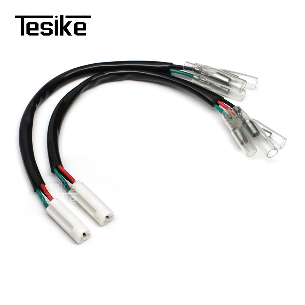 

For Yamaha Turn Signal Wire Adapter Indicator Connectors Plug Harness Lead YZF R6 R3 R1 FZ6 FZ1 FZ600 Motorcycle Accessories