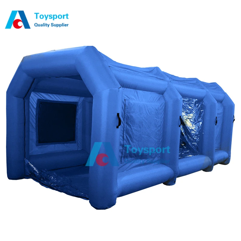 Автомобильная надувная гигантская рабочая станция для распыления краски кабины