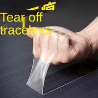 1235m nano tape double sided tape transparent no trace reusable waterproof adhesive tape cleanable for home 2021