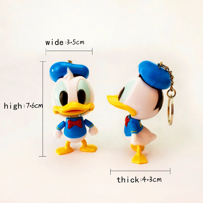 Брелок для ключей Дональд Дак из ПВХ