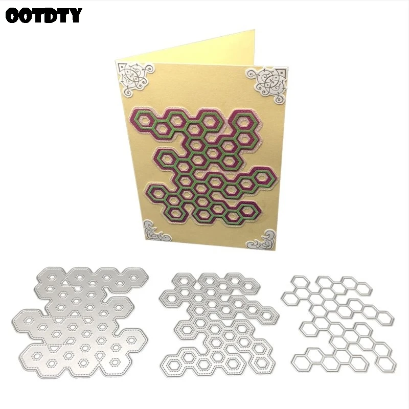Нерегулярный фон для резки металла Трафаретный Скрапбукинг DIY штамп альбомов
