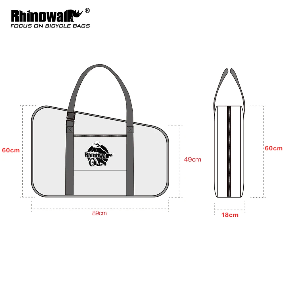 12 дюймов сумка для хранения баланса велосипеда Rhinowalk переноски Детская