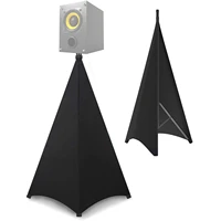 dj light speaker stand cover loudspeaker cloth cover triple sided tripod stand skirt scrim cover tripod not included