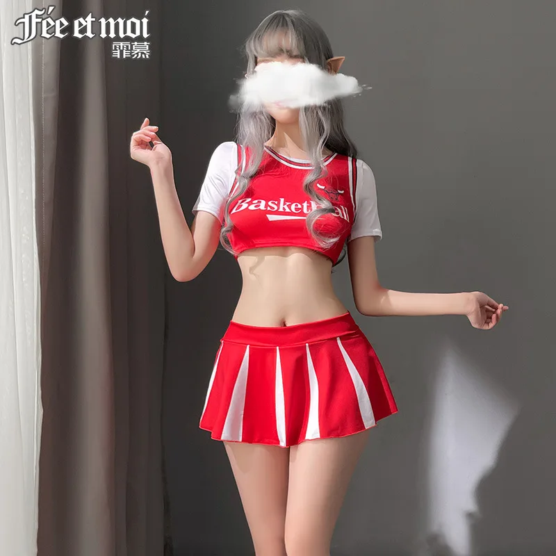 Сексуальное нижнее белье Эротическая униформа для чирлидинга костюм секса