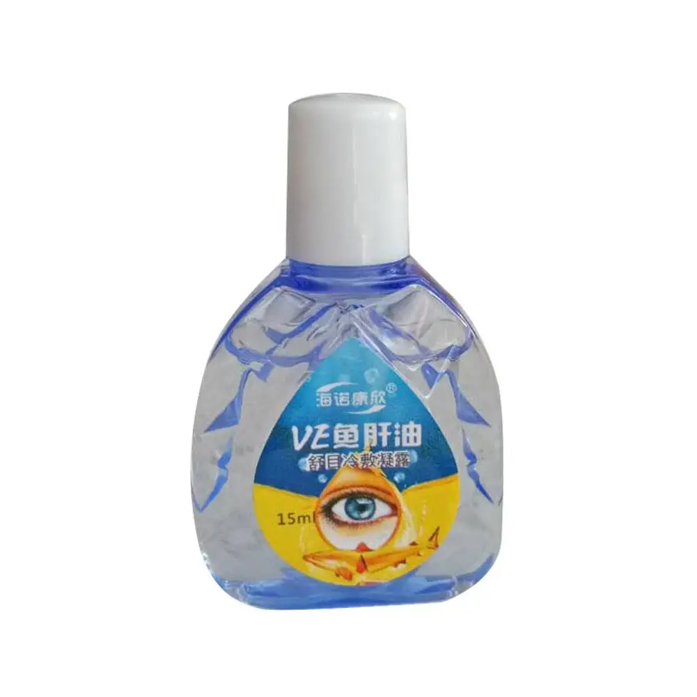 

15ml Cod Liver Oil Eye Drops To Relieve Dry Eyes Anti-itch Fatigue Eye Care Detox Products