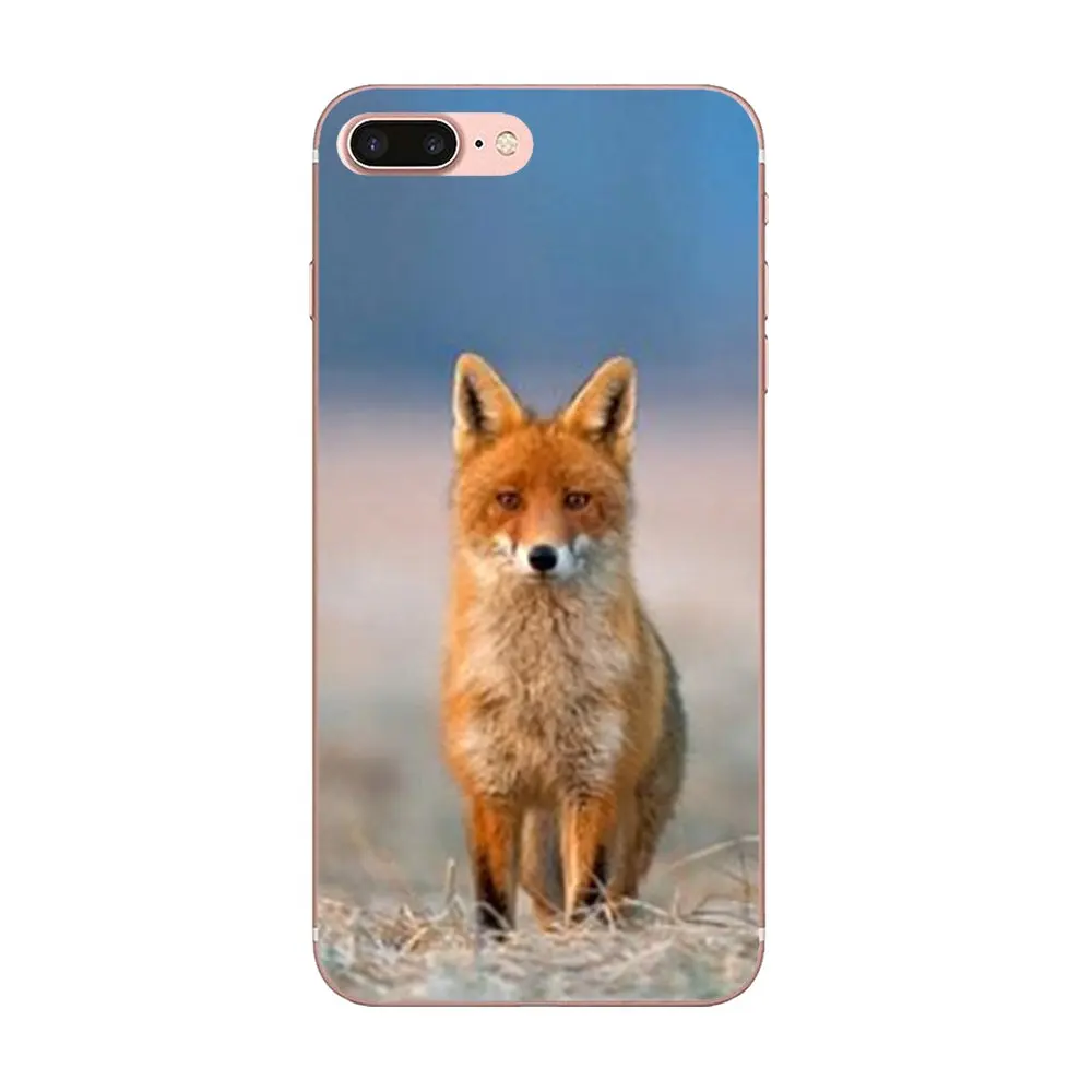 Для Apple IPhone X XS Max XR 4 4s 5 5C 5S SE 6 6S 7 8 Plus мягкие ТПУ лучшие чехлы животные милый лиса для