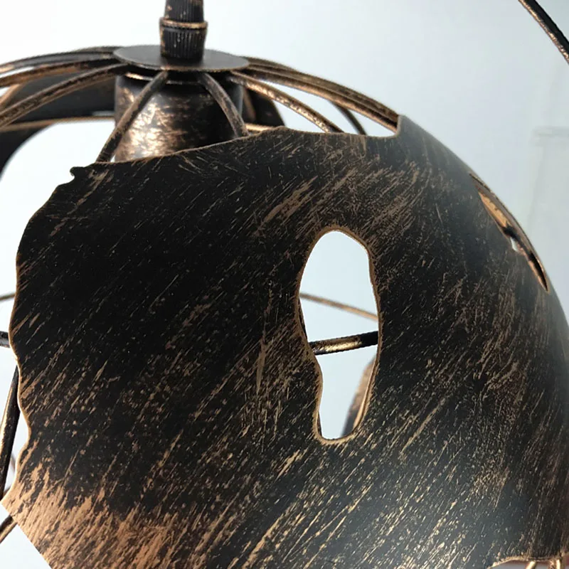 

American Village Creative Chandeliers light with Earth Restaurant Chandelier Fashion Globe Bedroom Single lighting