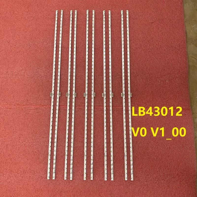 5 комплектов = 10 шт. светодиодных панелей для SONY KDL-43WD750 KDL-43WD752 KDL-43WD751 LB43012 V1_00 V0 7443T008.001-0-DX1