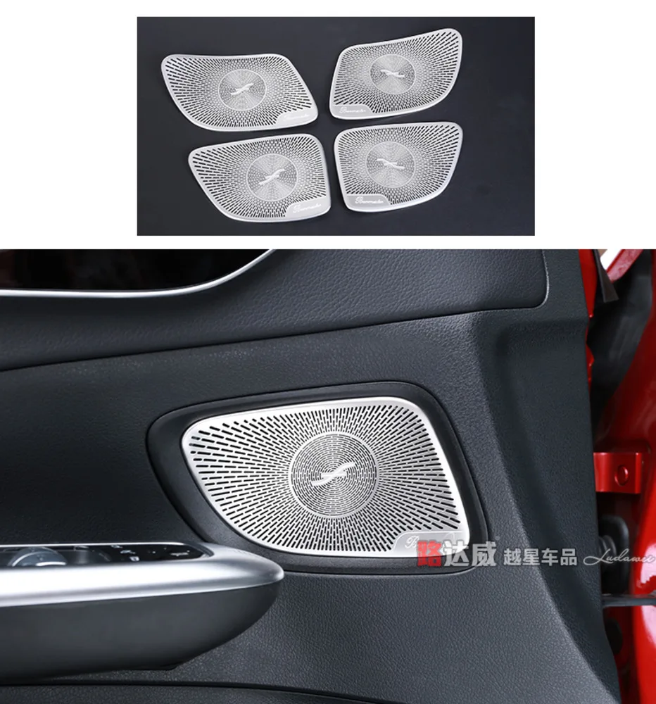 

Автомобильный Стайлинг автомобильный аудио динамик Автомобильная дверь громкий динамик Накладка для Mercedes Benz C class W206 c200 c300 c260 2022 + аксессуары