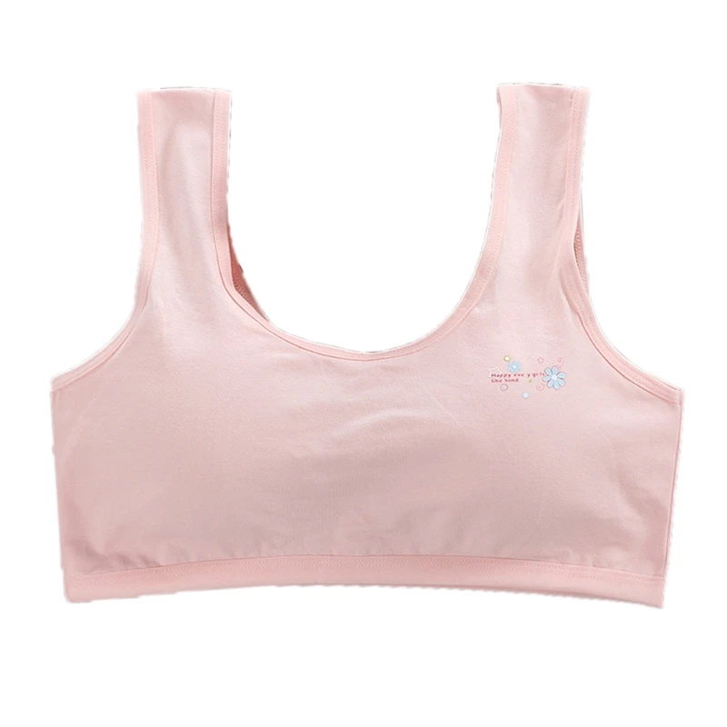 

Для молодых девочек; Детское нижнее белье спортивные Беспроводной обучение, бесшовное нижнее белье размера плюс бюстгальтеры XXFE