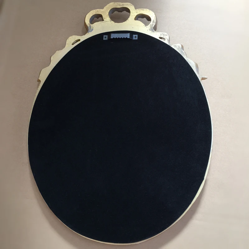 Винтажное зеркало с кружевным узором и бантом в стиле ретро подвесное розой для