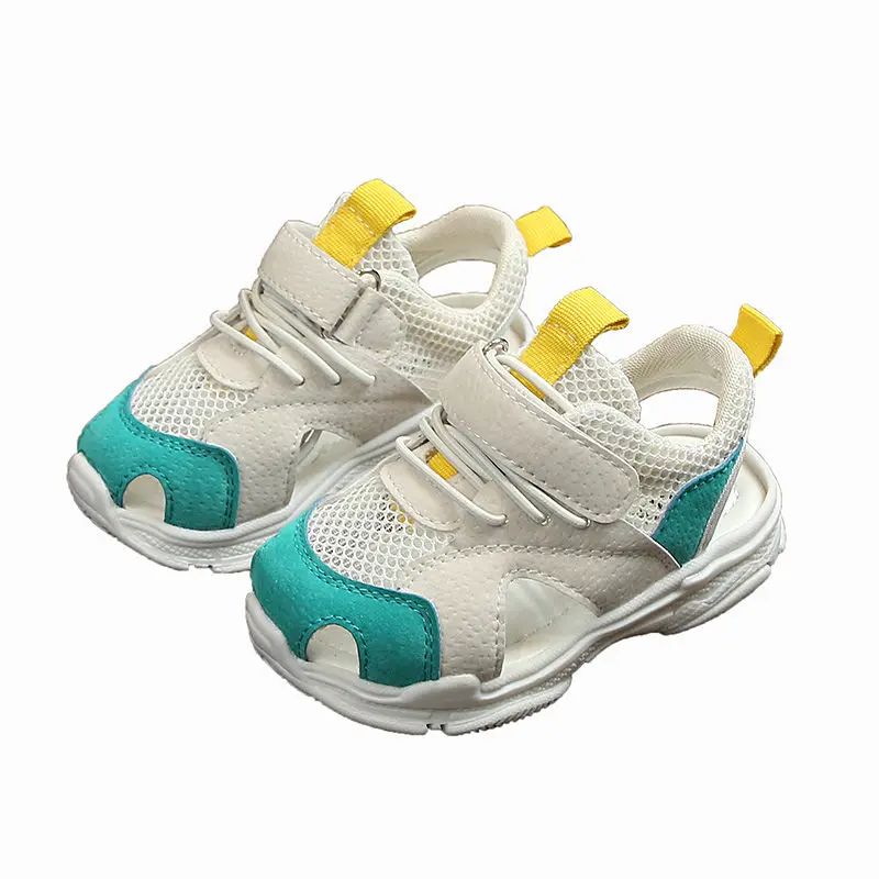 

Children's Sandals 2021 Summer Children Sports Girls Non-slip Beach Shoes Tide Soft Bottom Boys Middle And Small Sneakers