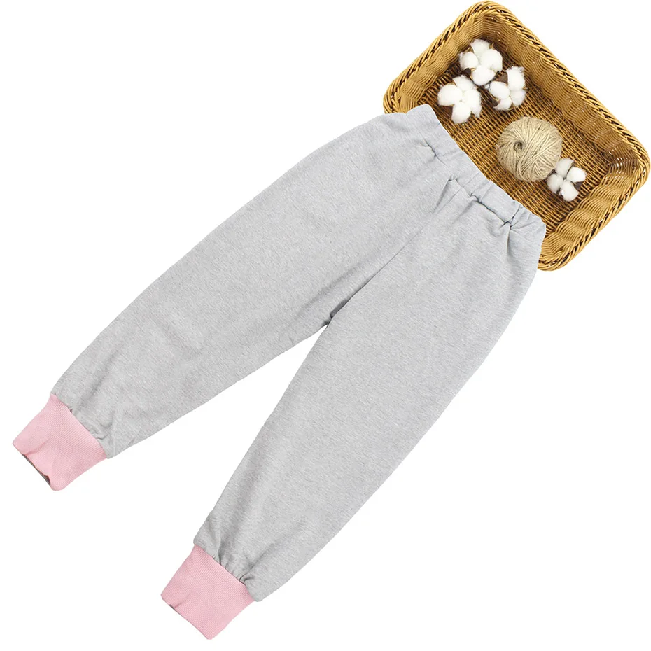 Штаны для девочек штаны в стиле пэчворк повседневные хлопковые детские осенние