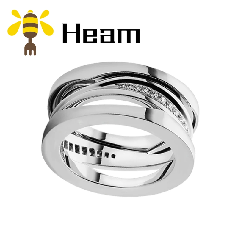 Heam,, высокое качество, серебро 925 пробы, болгарийская пара, кольцо для женщин, розовое золото, модное, классическое, роскошное, свадебное ювелирное изделие - Цвет основного камня: style 2