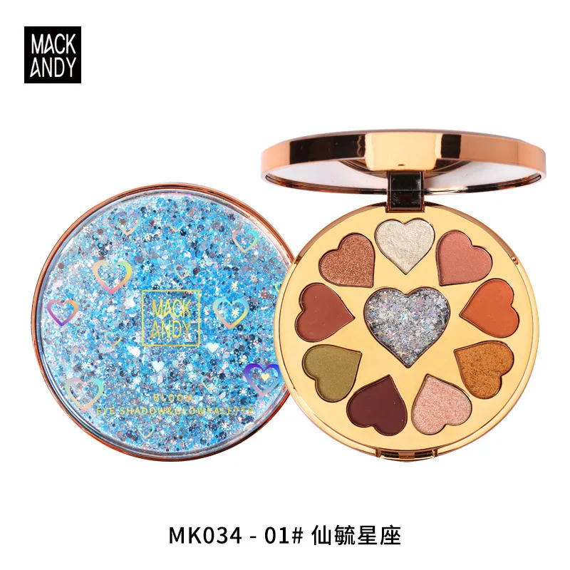 

Star Symphony Gilt Sand Velvet 10-Color Eyeshadow I Eye Shadow Eyeshadow Compact