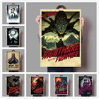 Картина на холсте HUNTER'S DREAM плакат с изображением куклы, кошмар, граница, Настенная картина с принтом в виде крови, картина для видеоигр, домашний декор для гостиной