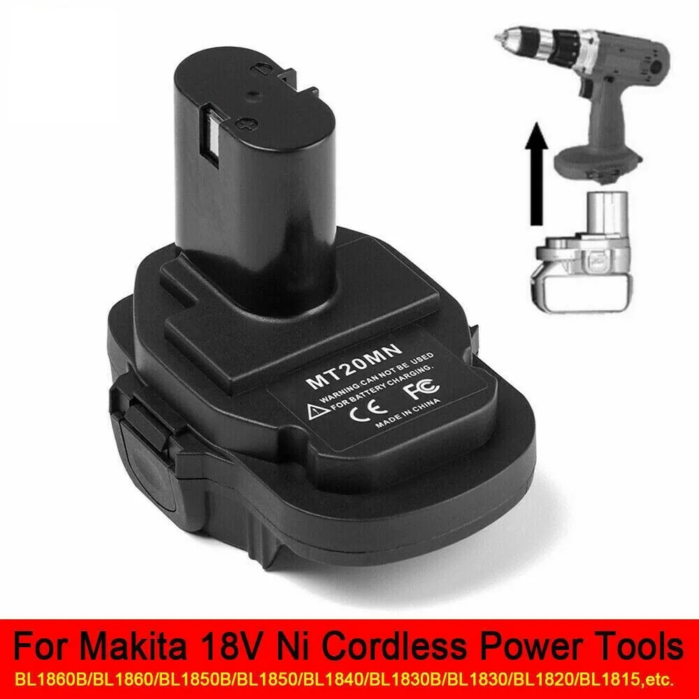 

MT20MN 18V Lithium Battery To Ni-Mh Ni-Cd Li-Ion Battery Converter Adapter For Makitas Bl1860B/Bl1860/Bl1850B/Bl1850/Bl1840